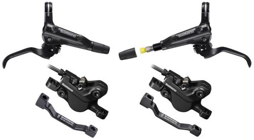 Shimano Brzda kotoučová MT501 černá p+z (750+1500 mm) komplet bez kotoučů, čer.hadice (zadní J-kit)