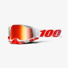 100% brýle motokrosové RACECRAFT 2 Goggle St-Kith - Mirror Red Lens
