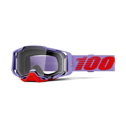 100% brýle motokrosové ARMEGA Goggle Fausto - Clear Lens
