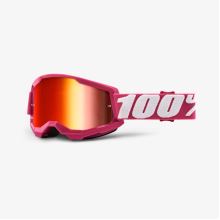100% brýle motokrosové STRATA 2 Goggle Fletcher - Mirror Red Lens