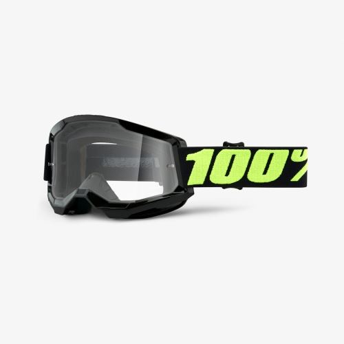100% brýle motokrosové STRATA 2 Goggle Upsol - Clear Lens