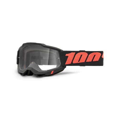 100% brýle motokrosové ACCURI 2 Goggle Borego - Clear Lens