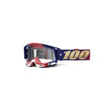 100% brýle motokrosové RACECRAFT 2 Goggle United - Clear Lens