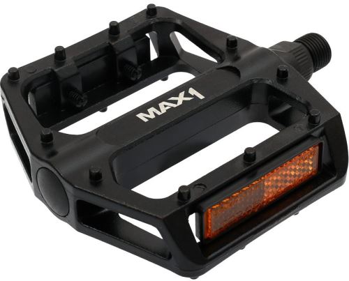Max1 pedály BMX černé s piny