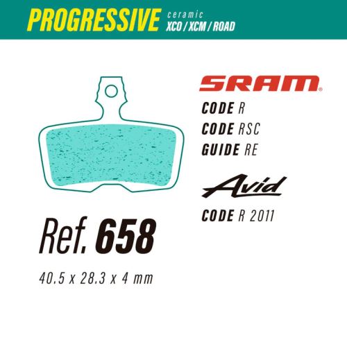 Less brzdové destičky ceramic Sram code, Guide RE/ Avid code