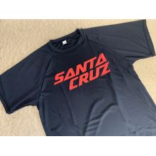 Santa Cruz dres black/red vel.M