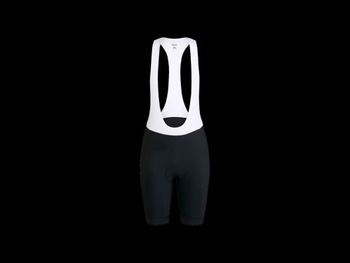 Rapha Dámské cyklistické kraťasy s laclem Core, černá/bílá