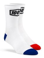 100% ponožky Terrain white S/M